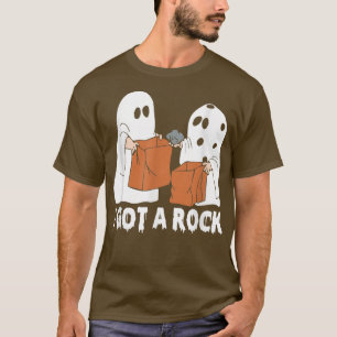 T-shirt J'Ai Une Roche Drôle Fantôme De Boo Halloween Heur