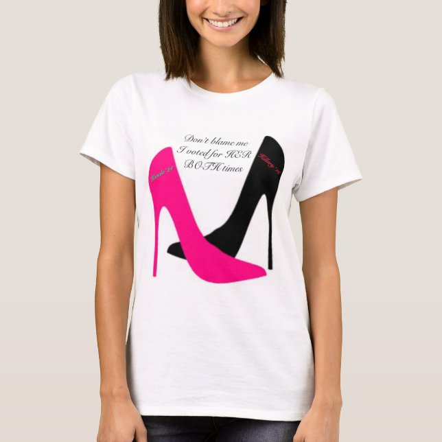 T-shirt J'ai voté pour elle (Devant)