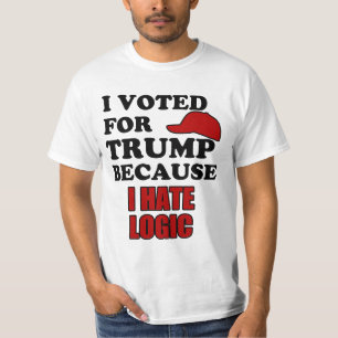 T-shirt J'ai voté pour l'atout parce que je déteste la