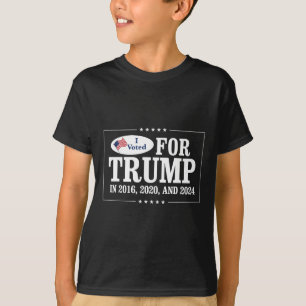 T-shirt J'ai voté pour Trump en 2016
