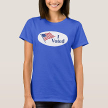 J'ai voté Sticker Tee féminin