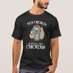 T-shirt J'Ai Vraiment Besoin De Tous Ces Animaux De Ferme 