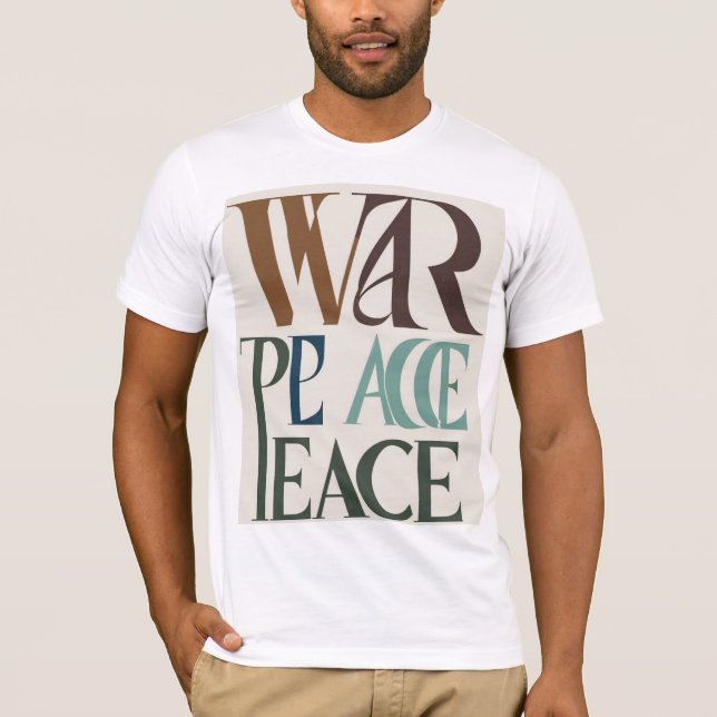 T-shirt J'ai vu la guerre, j'aime la paix (Devant)