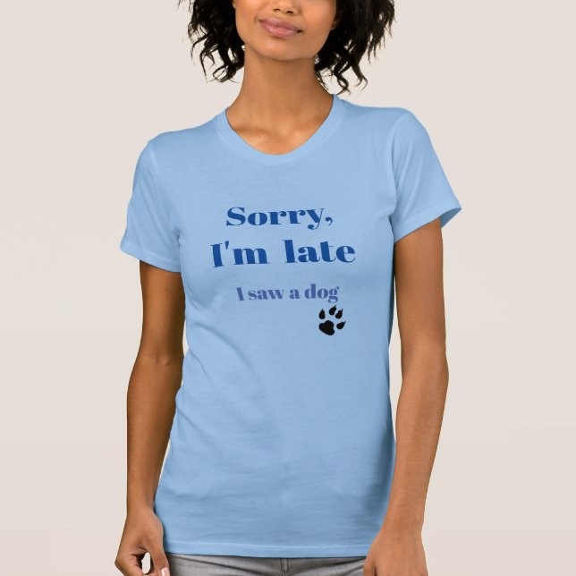 T-shirt J'ai vu un chien (Devant)