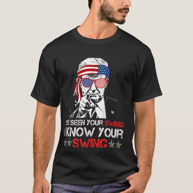 T-shirt J'Ai Vu Votre Swing Je Connais Votre Swing Golf Dr (Devant)