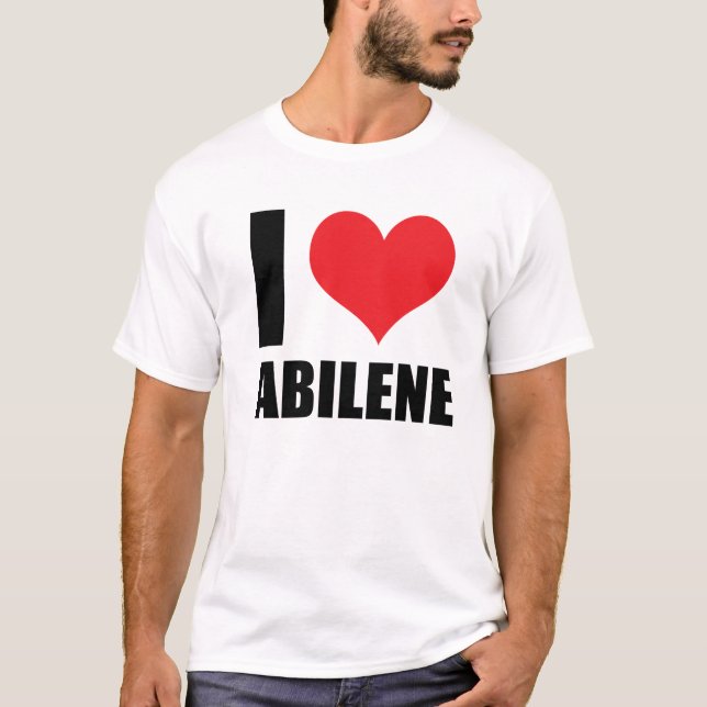 T-shirt J'aime Abilene (Devant)