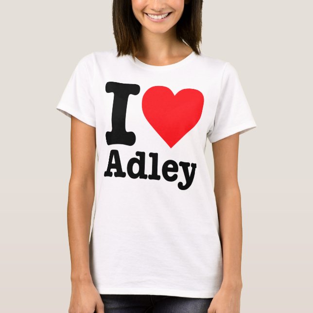 T-shirt "J'aime Adley" (Devant)