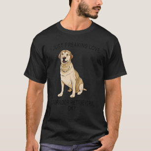 T-shirt J'Aime Aimer Labrador Retrivers Ok Chien