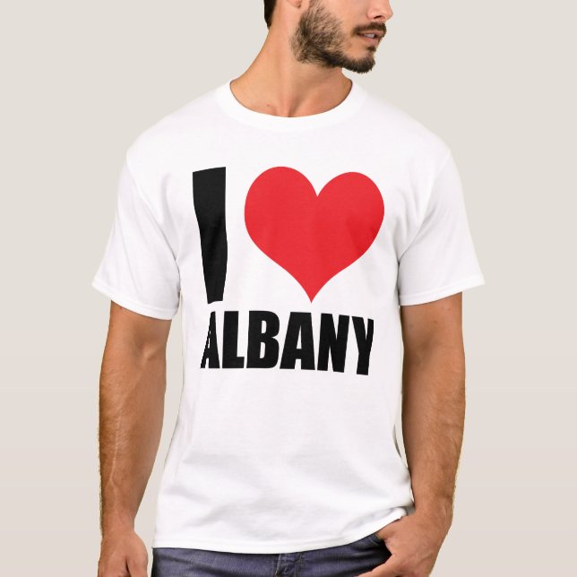 T-shirt J'aime Albany (Devant)