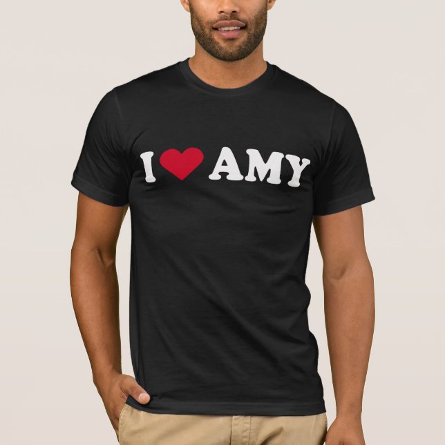 T-SHIRT J'AIME AMY (Devant)