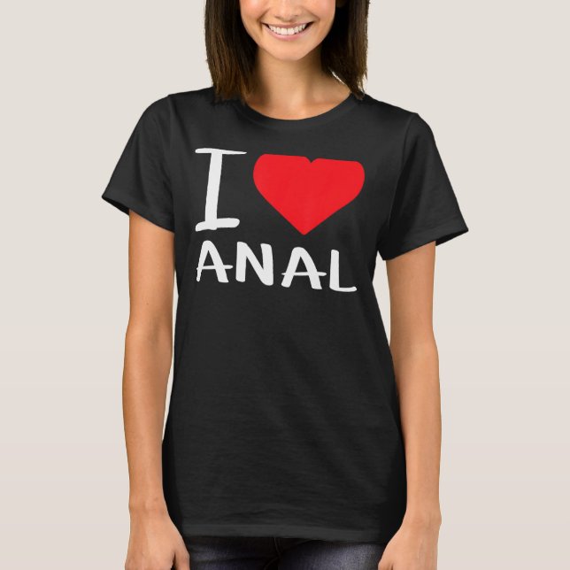 T-shirt J'aime Anal (Devant)