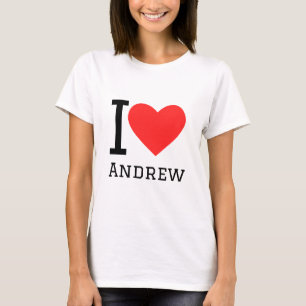 T-shirt J'aime andrew