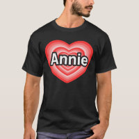 J'aime Annie. Je t'aime Annie. Coeur