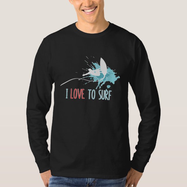 T-shirt J'Aime Au Surf Graphique (Devant)