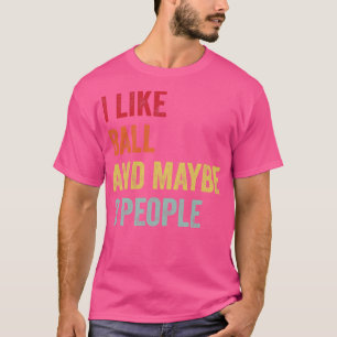 T-shirt J'Aime Ball Peut-Être 3 Personnes