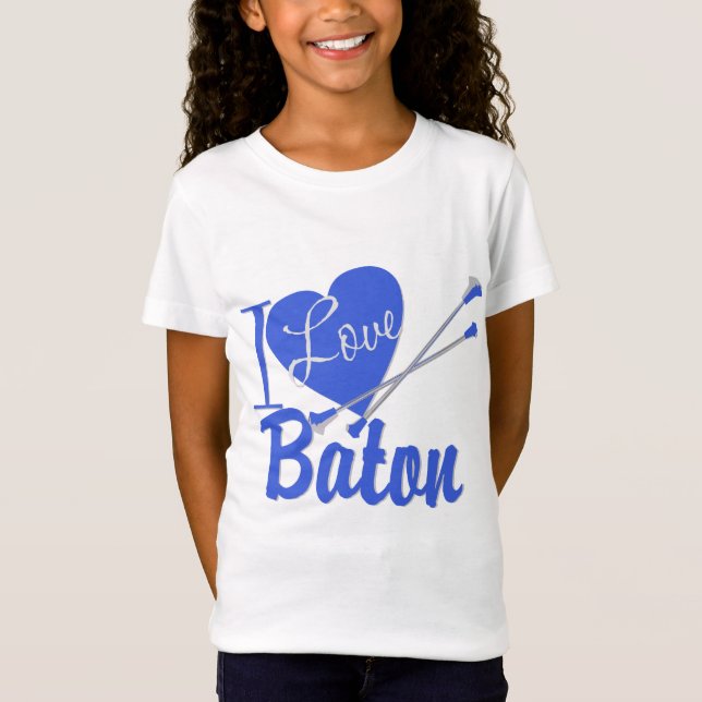 T-Shirt J'aime Baton (Devant)
