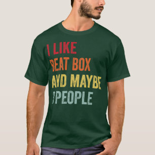 T-shirt J'Aime Beat Box Peut-Être 3 Personnes