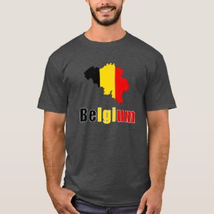 T-shirt J'aime Belgique - Belgique Drapeau