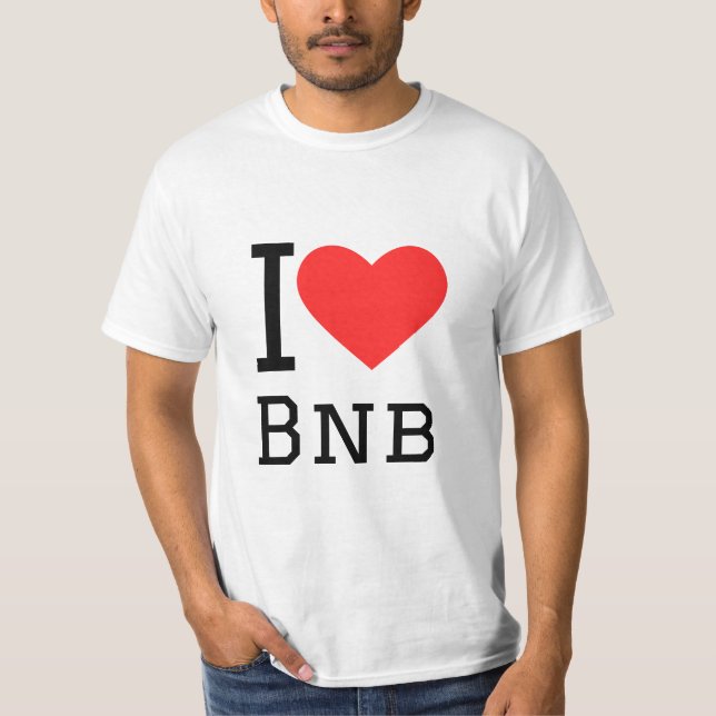 T-shirt J'aime bnb (Devant)