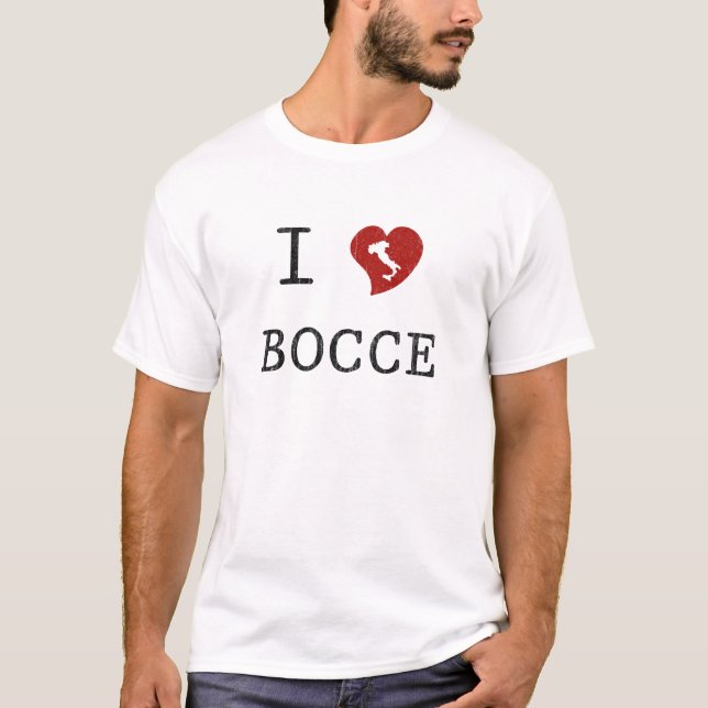 T-shirt J'aime Bocce (Devant)