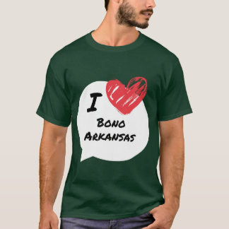 T-shirt J'aime Bono Arkansas surdimensionné