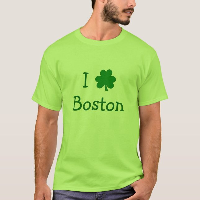 T-shirt J'aime Boston (Devant)
