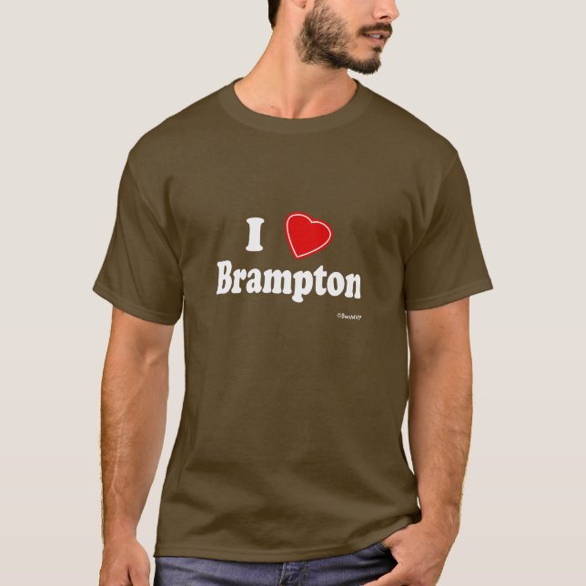 T-shirt J'aime Brampton (Devant)