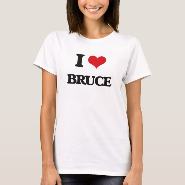 T-shirt J'aime Bruce (Devant)