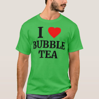T-shirt J'Aime Bubble Tea Heart