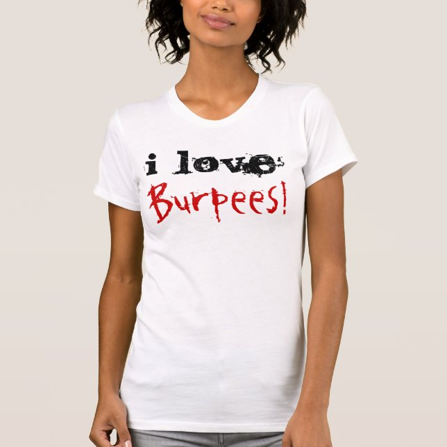T-shirt J'aime Burpees (Devant)