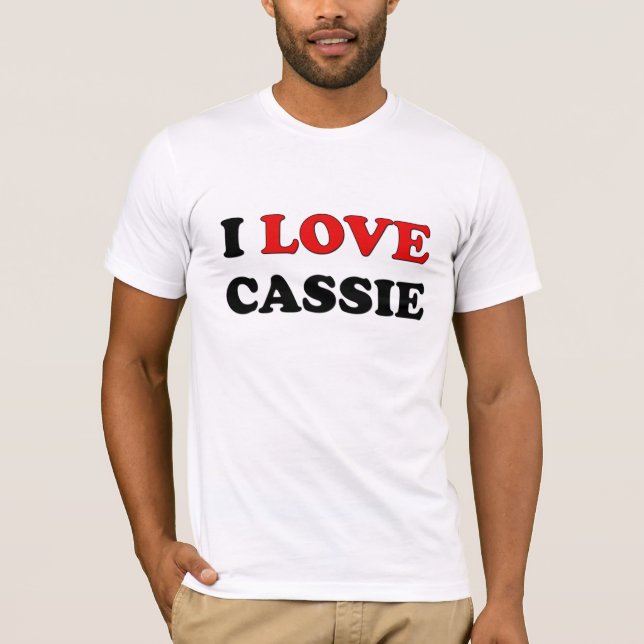 T-shirt J'aime Cassie (Devant)