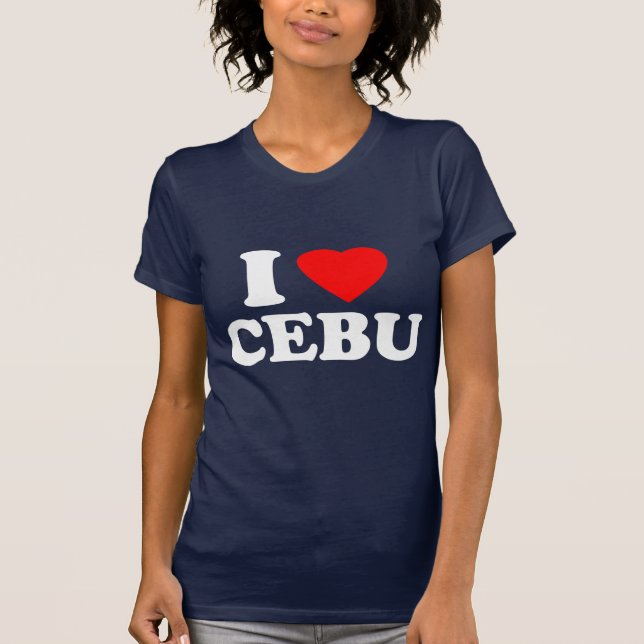 T-shirt J'aime Cebu (Devant)