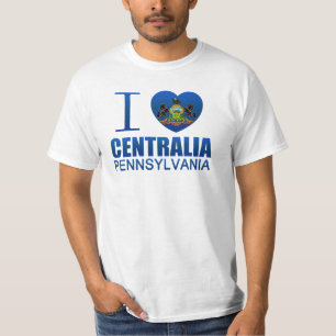T-shirt J'aime Centralia, PA