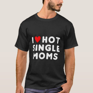 T-shirt J'Aime Chaud Moms Simple Rouge Il
