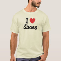 J'aime Chaussures coeur personnalisé
