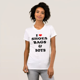 T-shirt J'Aime Chaussures Sacs Et Garçons