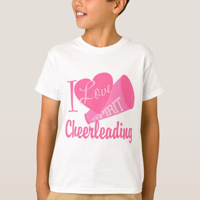 T-shirt J'Aime Cheerleader (Devant)