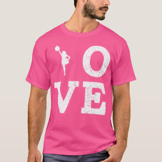 T-shirt J'Aime Cheerled Funny Pour Coach Fan Player