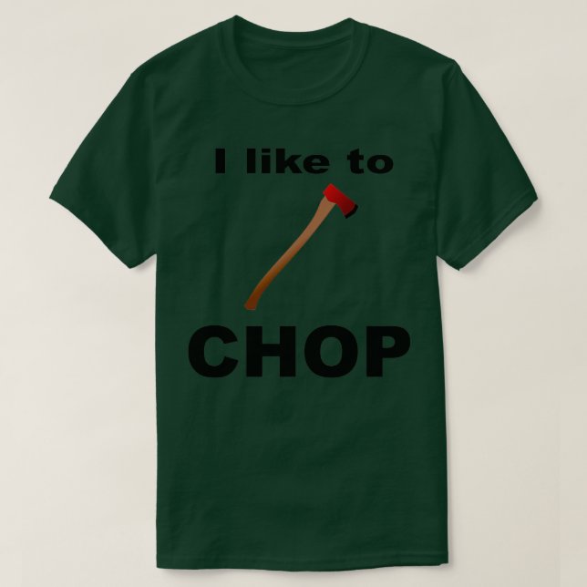 T-shirt J'aime CHOP Ax Design (Design devant)
