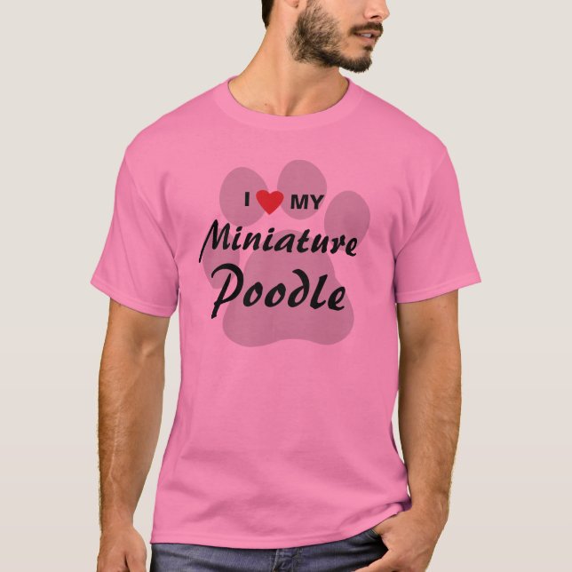 T-shirt J'aime (coeur) ma chemise d'amoureux des chiens de (Devant)