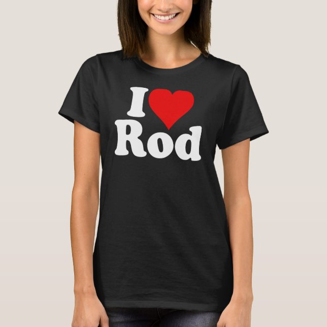 T-SHIRT J'AIME COEUR ROD RODNEY RODERICK (Devant)