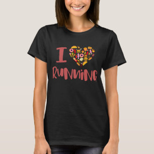 T-shirt J'Aime Courir (Pour La Nourriture)