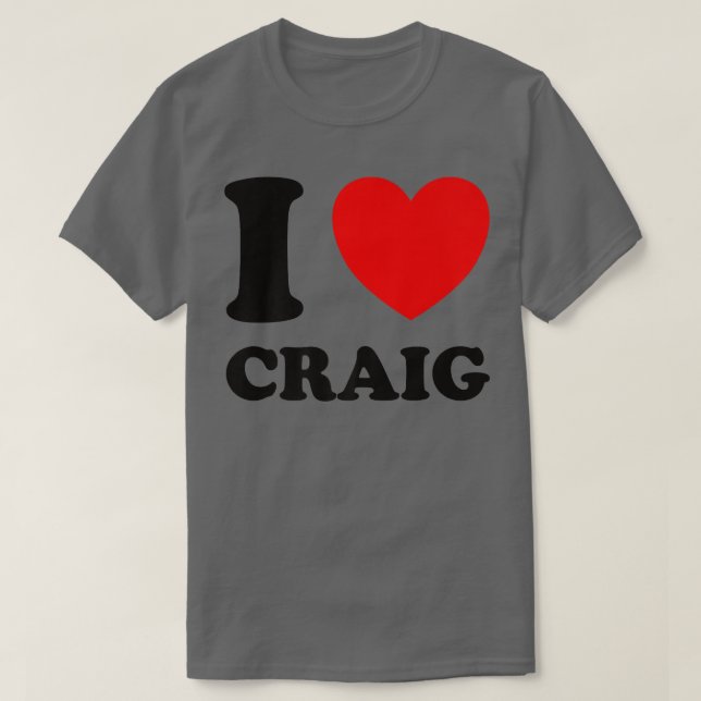 T-shirt J'aime Craig (Design devant)