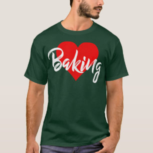 T-shirt J'Aime Cuire Du Gâteau De Vêtements Bake Don D'Ama