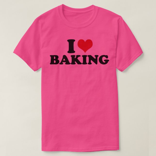 T-shirt J'Aime Cuisiner Boulangerie Biscuits Biscuits (Design devant)