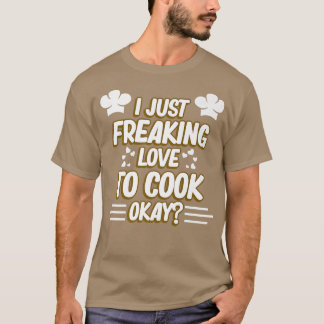 T-shirt J'Aime Cuisiner D'Accord Chef Cuisine Cuisine