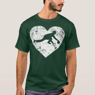 T-shirt J'Aime Curling Funny Cute Curler Heart Team