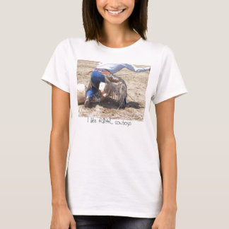 T-shirt J'aime de VRAIS cowboys