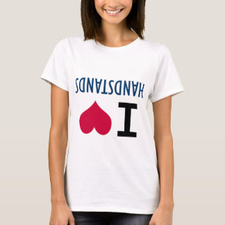 T-shirt J'aime des appuis renversés