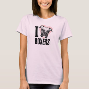 T-shirt J'aime des boxeurs